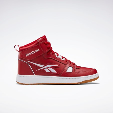 Reebok Reebok Resonator Mid Basketball Shoes Červené Červené Bílé | MSRCH8702