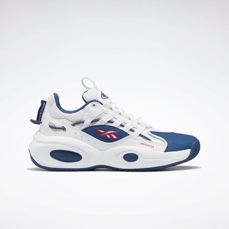 Reebok Reebok Solution Mid Basketball Shoes - Grade School Bílé Blankyt Červené | UOLQG2359