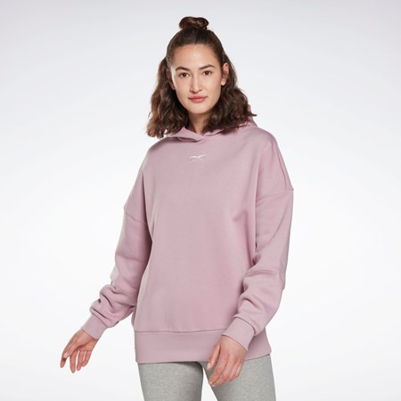 Reebok Studio Recycled Oversize Hoodie Infused Lilac | JKTZM6714