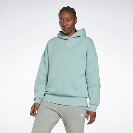 Reebok Studio Recycled Oversize Hoodie Šedé | QLBWU7513