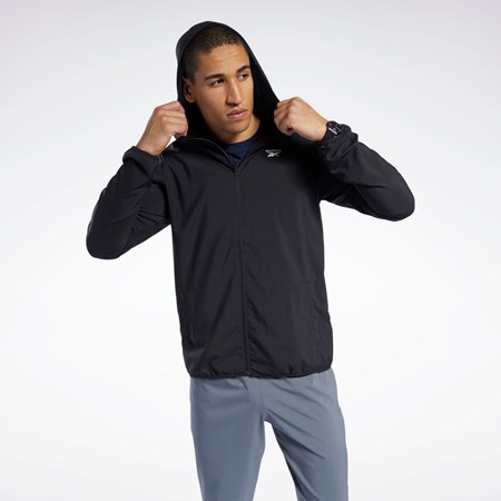 Reebok Tréninková Essentials Jacket Černé | AQVWS9370