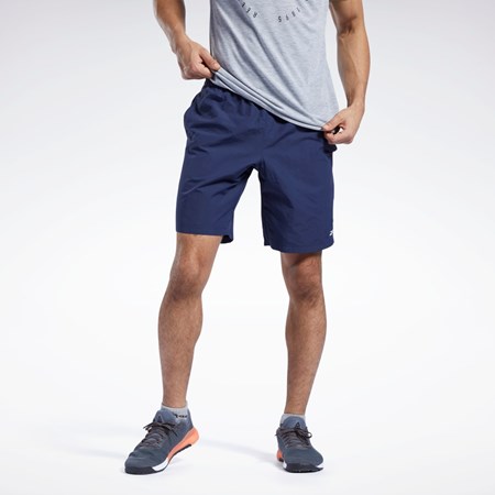 Reebok Tréninková Essentials Utility Shorts Tmavě Blankyt | MIEQL7346