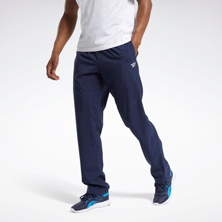 Reebok Tréninková Essentials Woven Unlined Pants Tmavě Blankyt | AFDHR7912