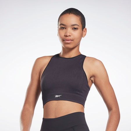 Reebok United By Fitness Myoknit Seamless Top Černé | PSFQK0654