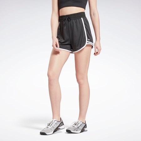 Reebok Workout Ready High-Rise Shorts Černé | JKINW2953