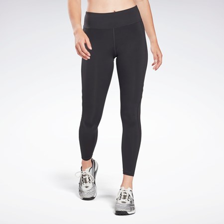 Reebok Workout Ready Mesh Leggings Černé | HJNUR3097