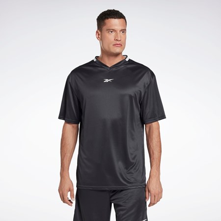 Reebok Workout Ready Mesh T-Shirt Černé | QVGTX4065