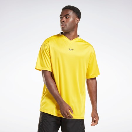 Reebok Workout Ready Mesh T-Shirt Žluté | ZBAVI9786