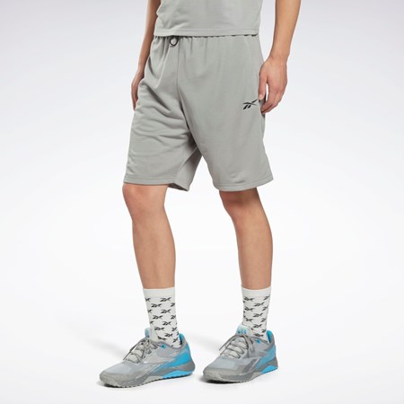 Reebok Workout Ready Mélange Shorts Šedé | NQAKE5169