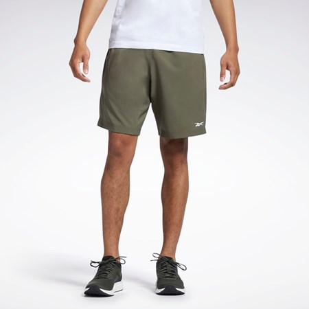 Reebok Workout Ready Shorts Zelene | DWNHA0142