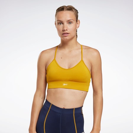 Reebok Workout Ready Sports Bra Bright Ochre | ZYIJA2378