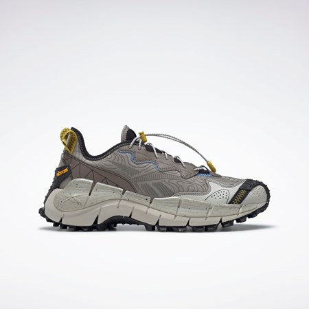 Reebok Zig Kinetica II Edge Shoes Šedé Blankyt Zelene | GLIDF1823