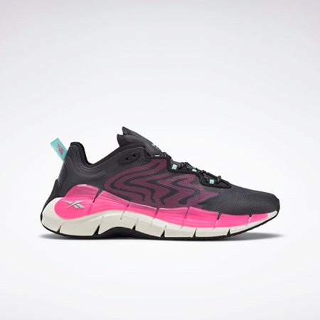 Reebok Zig Kinetica II Shoes Černé Růžové Mátově Zelená | FHDQO8019